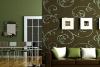 Bedroom interior design wallpaper main wall