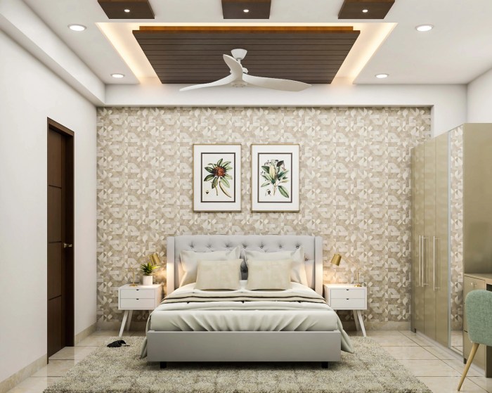 Master bedroom false ceiling design for bedroom