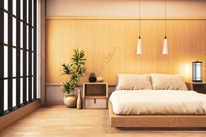 Japanese bedroom design ideas