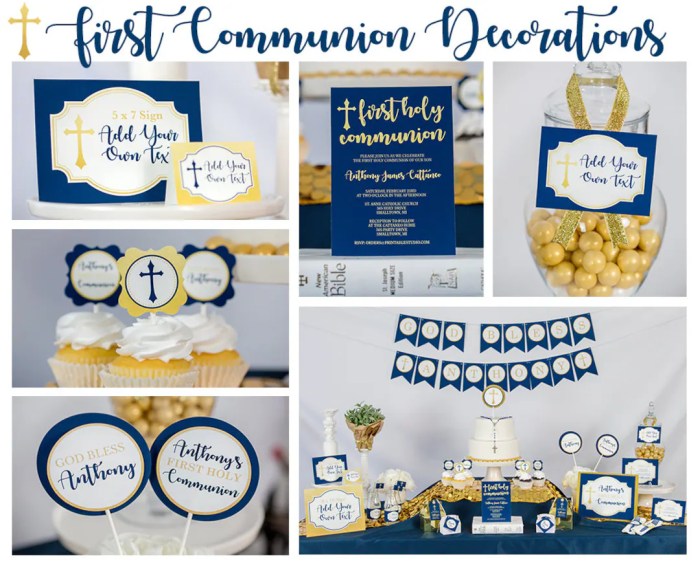 First communion decor ideas