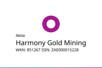 Harmony gold mining stock price